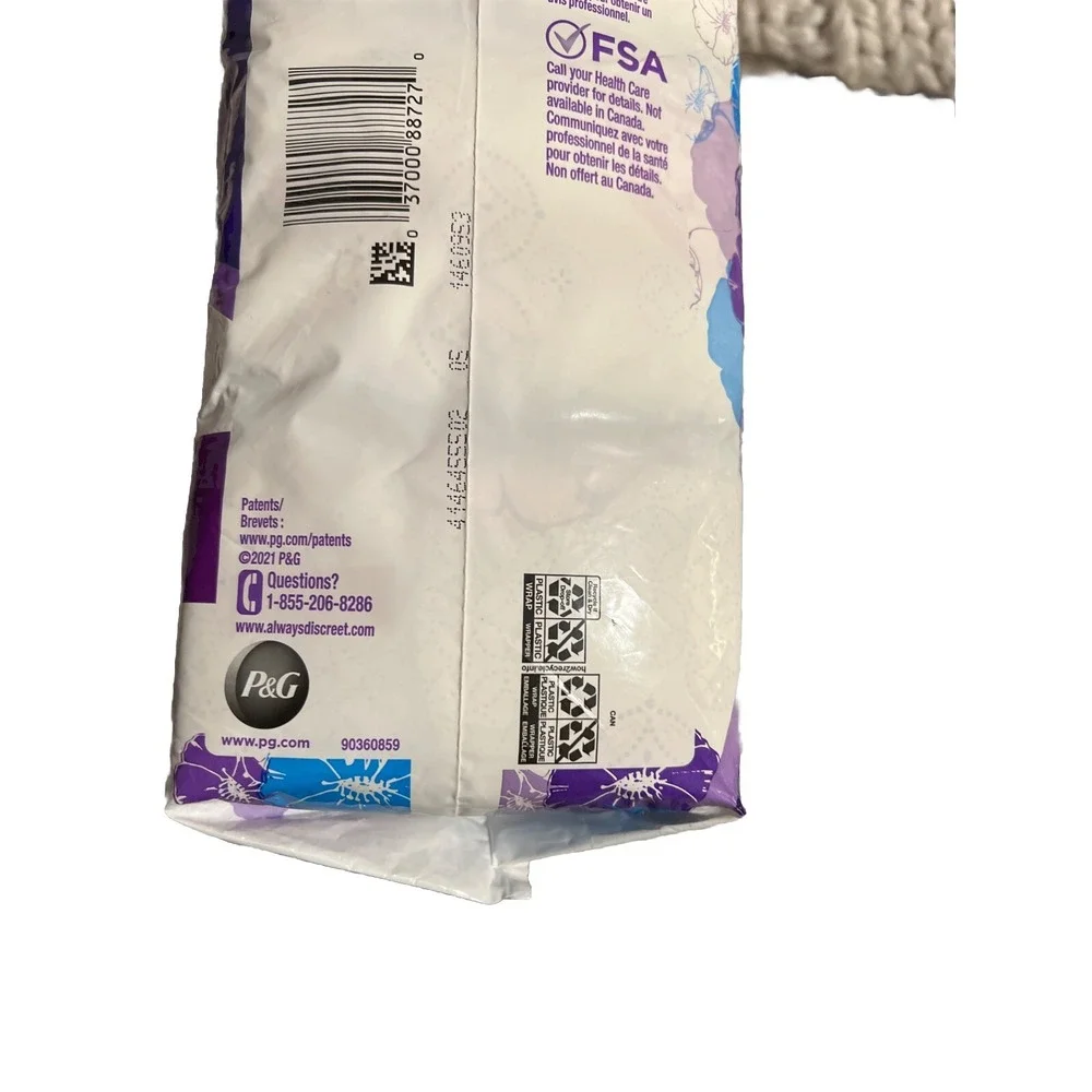 VTG Always Discreet Size 5 Heavy Bladder Leaks, 48 Pads Rapid Dry Core USA Movie